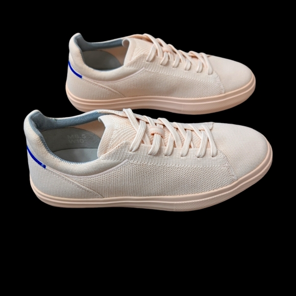 NWOT Rothy's light pink lace up sneakers unisex Sz W 10 and M 8.5 - Picture 3 of 7
